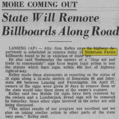 Nickerson Farms - May 1970 Article (newer photo)